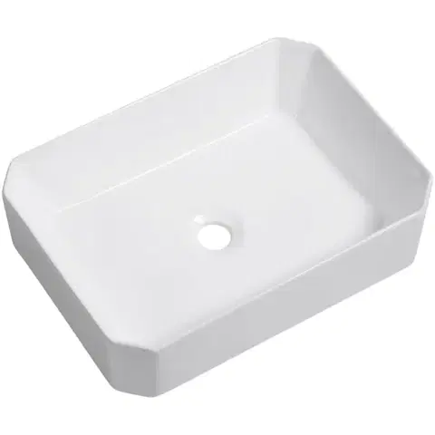 Umývadlá CERANO - Umývadlo keramické Liberto - na dosku - biela lesklá - 50x36,5 CER-477002