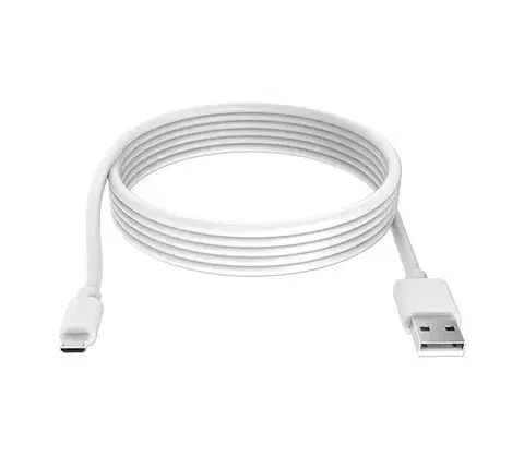 Predlžovacie káble Winner Group - USB kábel Micro USB / USB-A 2m biela WINKABMI2MWH