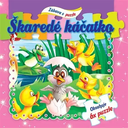Leporelá, krabičky, puzzle knihy Škaredé káčatko - Zábava s puzzle
