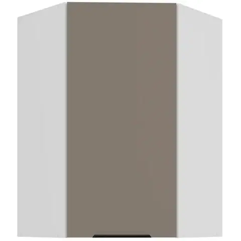 Kuchynské skrinky visiace Kuchynská skrinka Aria-TA/WH anti fingerprint 60X60 GN-90 1F (45°)