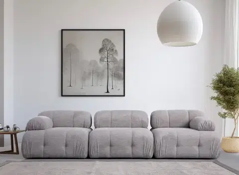 Pohovky a gauče Trojmiestna pohovka Petite 3 - Light Grey