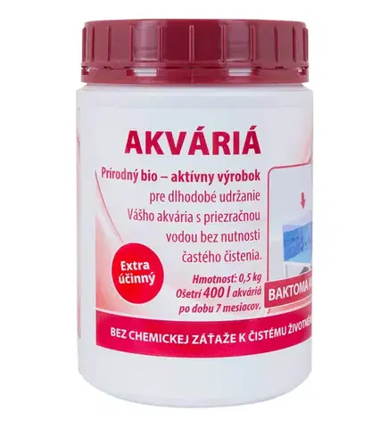 Upratovanie Baktérie do akvária - Baktoma AK 0,5kg Baktoma AK - AKCIA 2+1: 3 x 0,5 kg