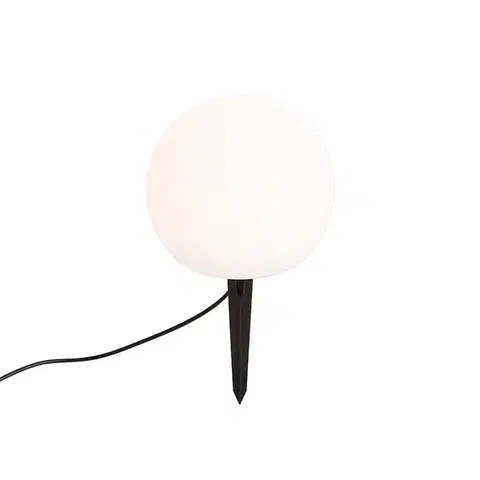 Vonkajšie svietidlá Moderná vonkajšia lampa 12V biela 20 cm vrátane LED IP65 - Voltaire Luno