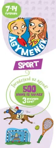 Pre deti a mládež - ostatné Agymenők Sport kártyacsomag - 500 kérdés és válasz