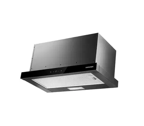 Predlžovacie káble Concept OPV3860bc - Výsuvný digestor 60 cm čierny opv3860bc