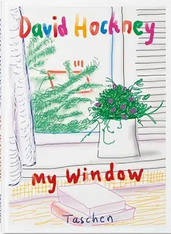 Maliarstvo, grafika David Hockney. My Window - David Hockney