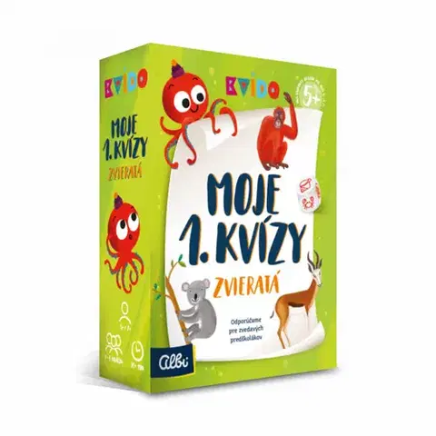 Kvído Albi Kvído: Moje prvé kvízy - Zvieratá