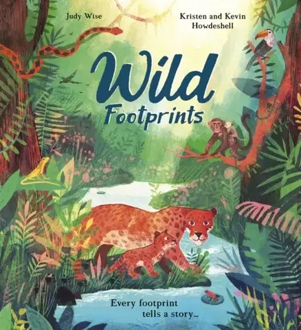 Leporelá, krabičky, puzzle knihy Wild Footprints - Judy Wise