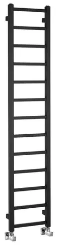 Radiátory do kúpeľne SAPHO - METRO LIGHT vykurovacie teleso 300x1500 čierna mat IR446TB