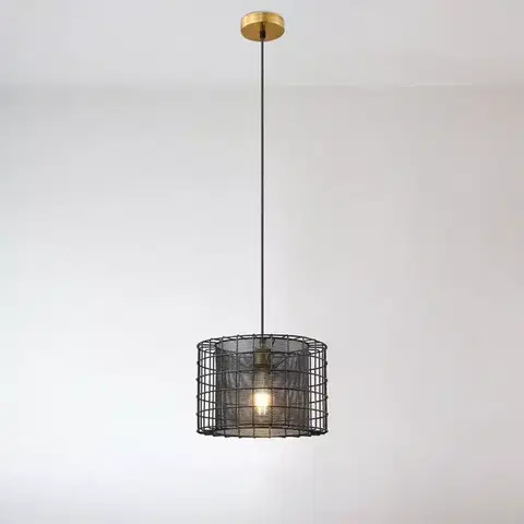 Moderné lampy do obývačky Luster 2023011 BLACK+ COPPER E27 LW1