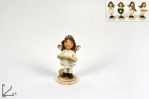 Sošky, figurky - anjeli MAKRO - Anjel 9cm rôzne druhy