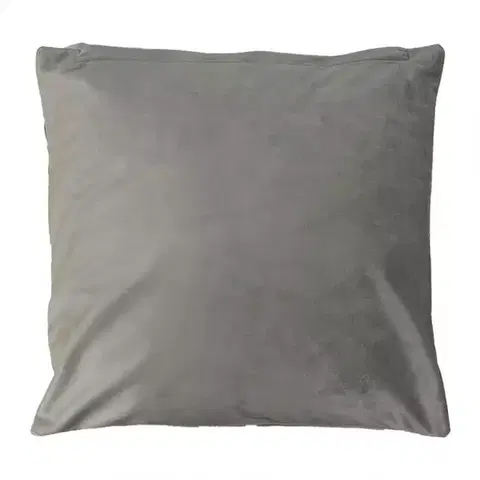 Dekoračné obliečky Obliečka Plain Velvet 40x40cm svetlošedá