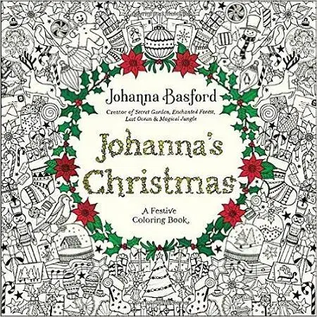 Maľovanky pre dospelých Johannas Christmas: A Festive Coloring Book for Adults - Johanna Basford
