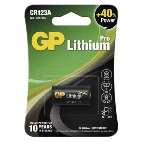 Batérie primárne GP Batéria GP CR123A 3V 1400MAH 0641501