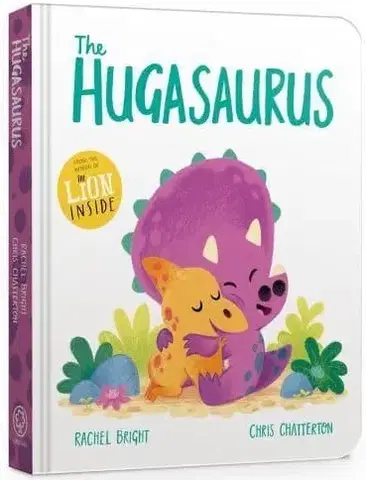 Leporelá, krabičky, puzzle knihy The Hugasaurus Board Book - Rachel Bright,Chris Chatterton