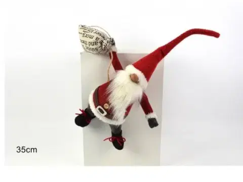 Vianočné dekorácie MAKRO - Santa 35cm