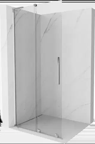 Sprchové dvere MEXEN/S - Velar L Sprchová zástena posuvná Walk-in 120 x 200, transparent 8 mm, chróm 871-120-003-03-01
