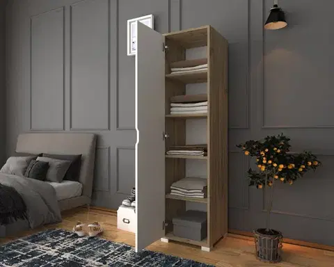 Šatňové skrine Šatníková skriňa 40 Cm 1600-014