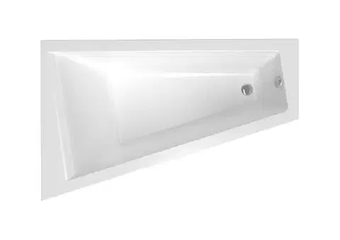 Vane Asymetrická vaňa Laguna Idea Plus 160x100 cm akrylát ľavá ID1600LPLUS ID1600LPLUS