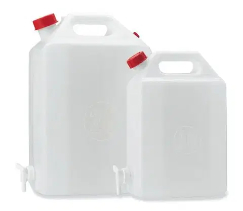 Postrekovače Kinekus Kanister s kohútikom, plastový, 10l, biely