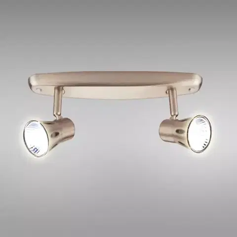 Moderné lampy do obývačky Luster GU1058-2b Saténový chróm LS2