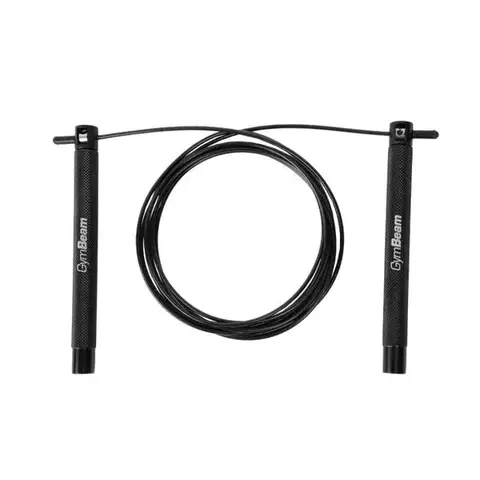 Švihadlá GymBeam Speed Rope Black