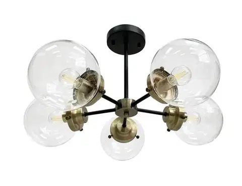 LED osvetlenie Stropná lampa LENS 5xE14 Candellux