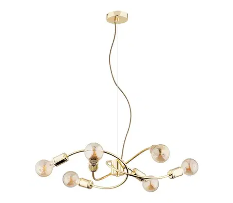 Svietidlá  Luster na lanku KARUZO 6xE27/60W/230V 63163