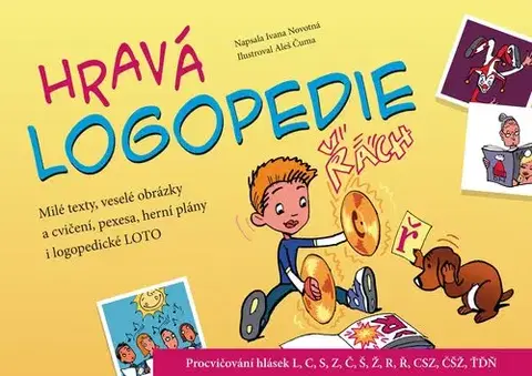 Učebnice a príručky Hravá logopedie - Ivana Novotná