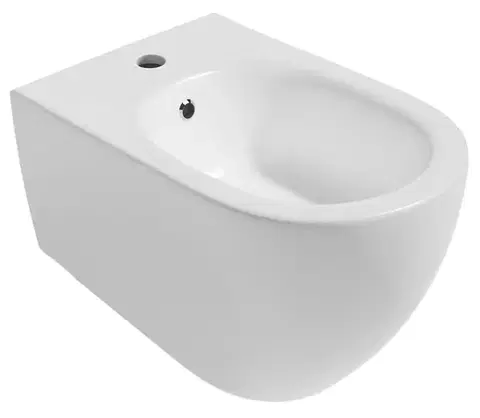 Doplnky do kúpeľne ISVEA - INFINITY bidet závesný 36,5x53cm, biela 10NF41001