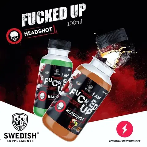 Tekuté pumpy Fucked Up Headshot - Swedish Supplements 100 ml. Raspberry