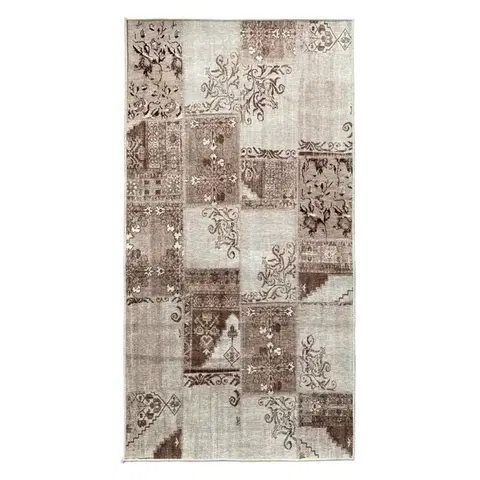 Koberce a koberčeky KONDELA Pelton Typ 2 koberec 80x150 cm mix farieb / vzor