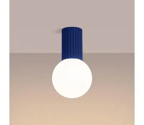 Svietidlá  SL.1738 - Kúpeľňové stropné svietidlo HALO 1xG9/8W/230V IP44 modrá SL.1738