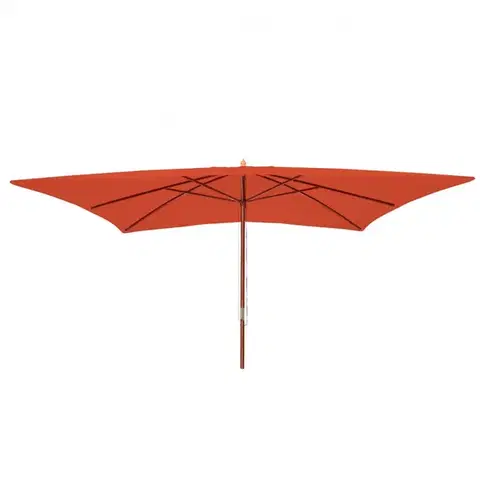 Slnečníky Záhradný slnečník 3x4 m