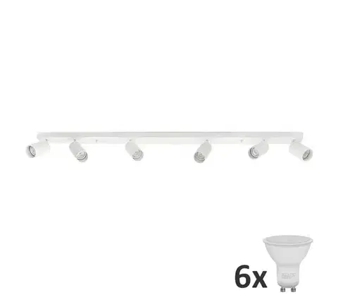 Svietidlá  LED bodové svietidlo ANGIE 6xGU10/6W/230V biela MX0124+6xBG0217