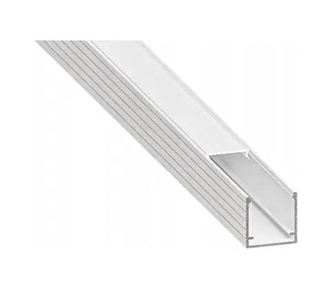 LED osvetlenie SmartLED Zapustený profil pre LED pásy 1 m, biely 7529
