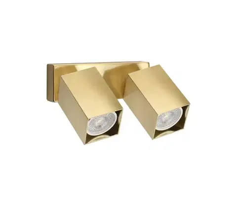 Svietidlá Ideal Lux - LED nástenné bodové svietidlo DYNAMITE 2xGU10/7W/230V CRI 90 mosadz 371245