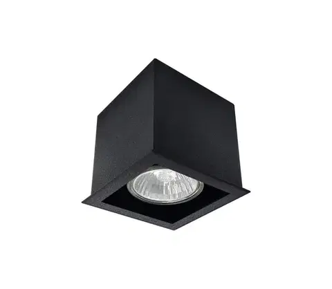 Svietidlá - Brosline 1078 - Bodové svietidlo CAGE 1xGU10/10W/230V čierne 1078