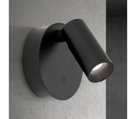 Svietidlá Orion - LED stmievateľné nabíjacie svietidlo LUXY LED/1W/5V 2200 mAh 2700/3000/4000K čierna Str 10-605 schwarz
