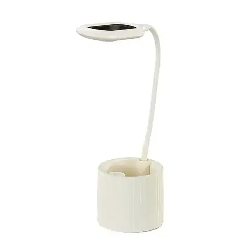 Lampy do obývačky Stolová LED lampa NANCY 66357 biela LB1