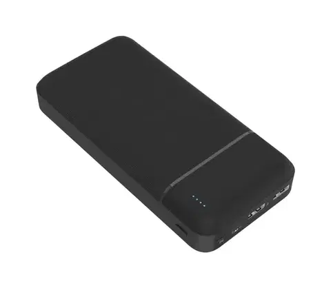 Predlžovacie káble  Powerbanka 20000 mAh 3,7V čierna PMPB20W706B