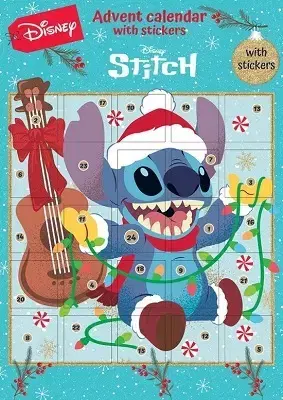 Pre deti a mládež - ostatné Adventný kalendár so samolepkami - Lilo & Stitch