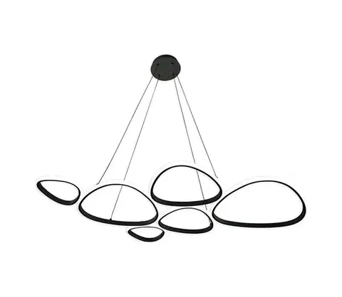 Svietidlá  LED luster na lanku PETRA LED/58W/230V 4000K čierny 334053