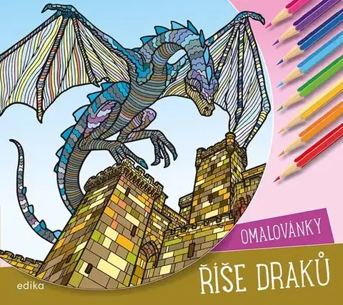 Kreslenie, maľovanie Říše draků - omalovánky