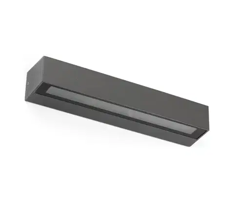 LED osvetlenie FARO Barcelona FARO 71904 - LED vonkajšie nástenné svietidlo DORO 2xLED/10W/230V IP65 antracit 71904