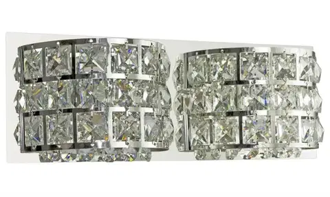 Nástenné svetlá Nástenná lampa Saturn G9 chróm
