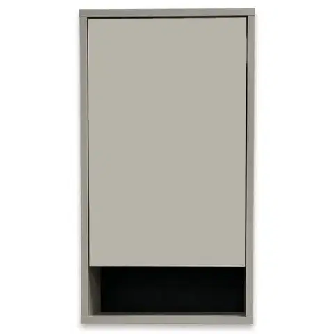 Nábytok do kúpeľne Závesná skrinka so zrkadlom Nova mini 44cm kašmír