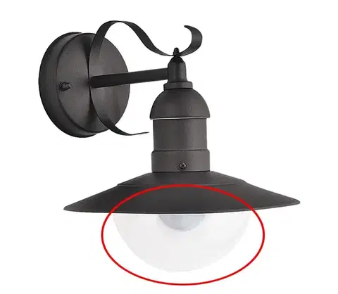 Lampy BRILAGI - Náhradné tienidlo k svietidlu MOLDE a OSLO E27 priehľadné 63503