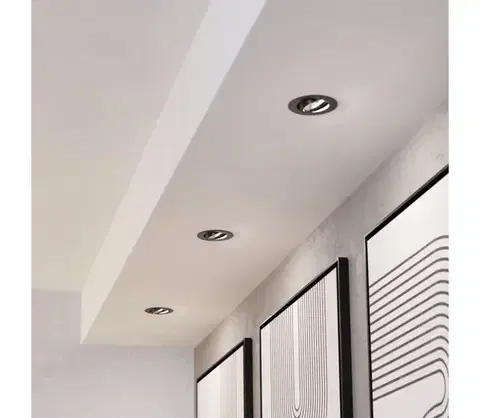 Svietidlá Eglo 902281 - sada 3x LED stmievateľných stropných svietidiel SALICETO LED/6,4W/230V pr.8,8cm čierna 902281