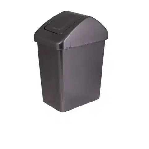 Odpadkové koše Kinekus Kôš na odpad preklápací, objem 25L, plastový, SWING, antracit